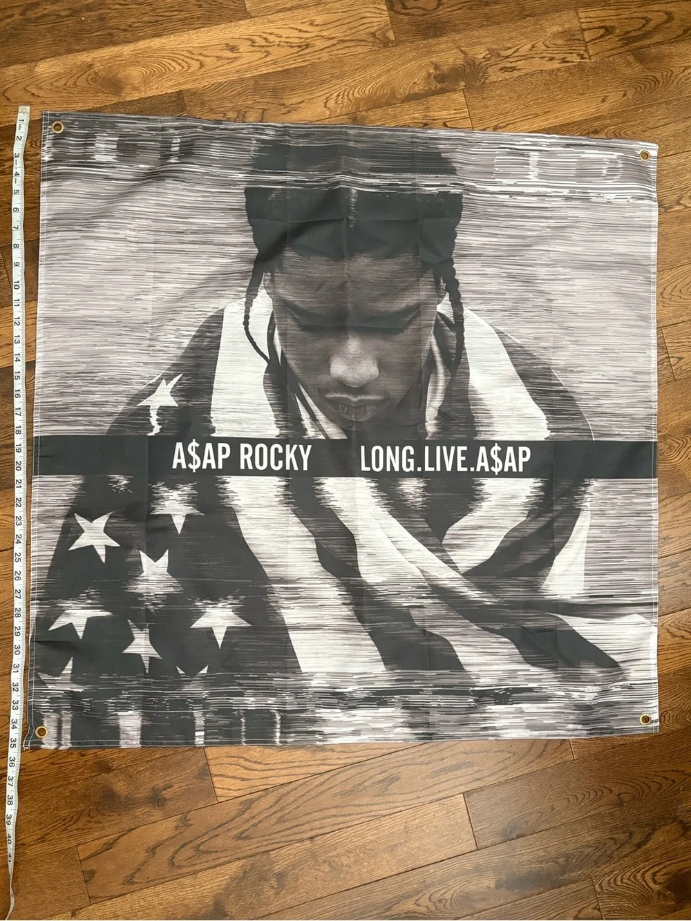 Long.Live.A$AP Black & White Music Wall Tapestry